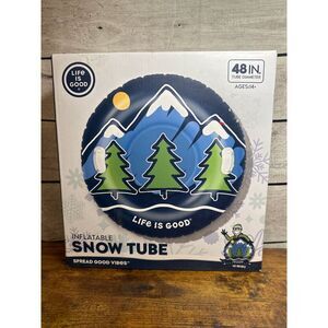 New Life Is Good Inflatable Snow‎ Tube 48"